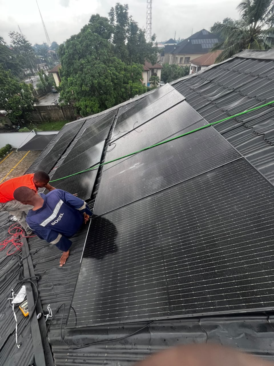 Solar power installation supporting sustainable energy