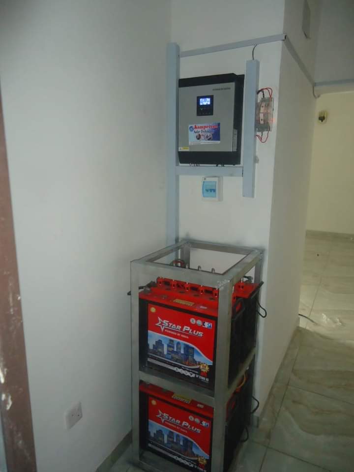 Solar powered street lights