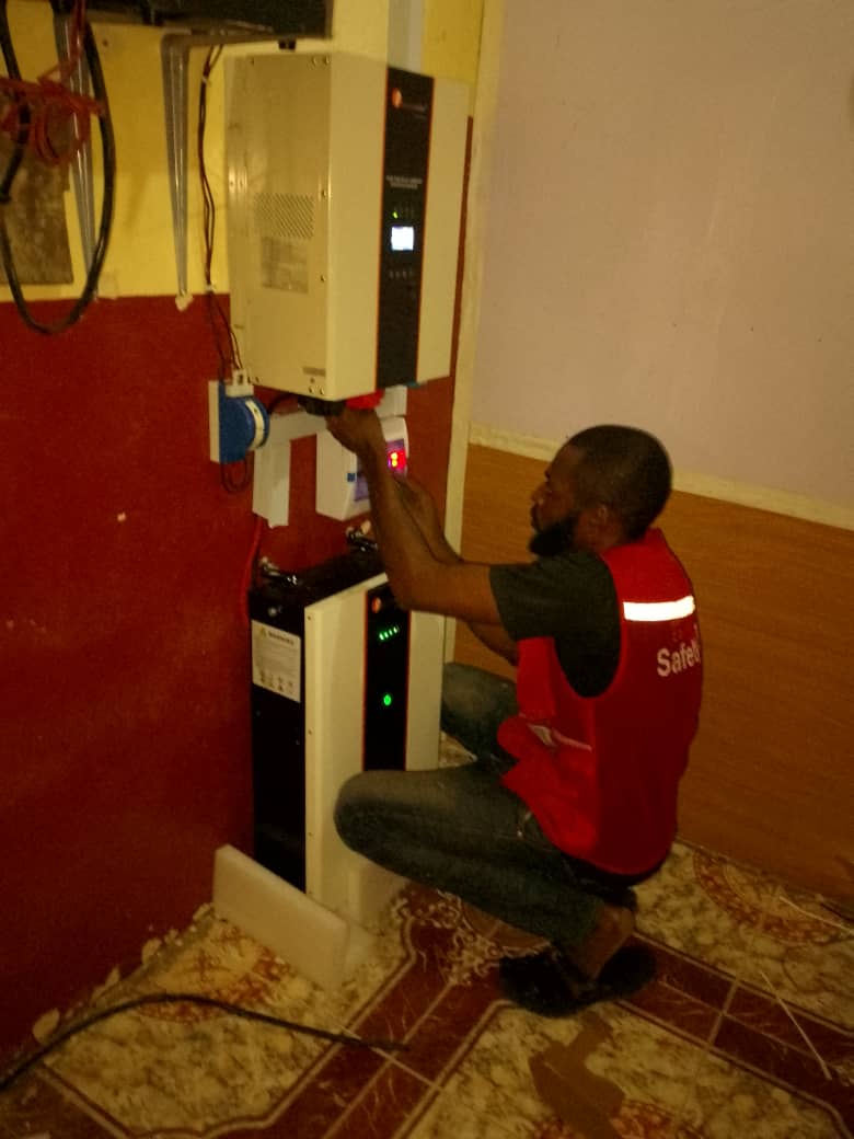 Client consultation for a solar project