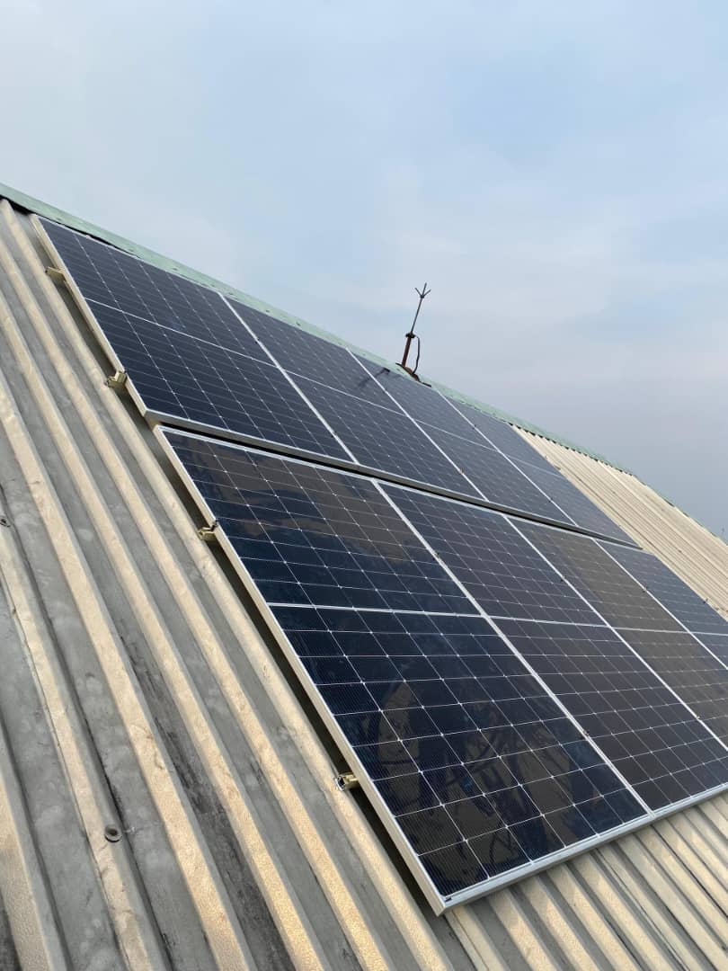 Close-up of high-quality solar panels